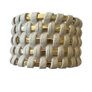 White Woven Wearable Bracelet